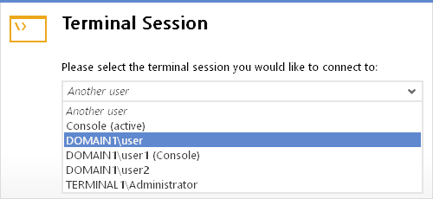 Dialogue that appears when requesting an AnyDesk session to a remote Windows Server.