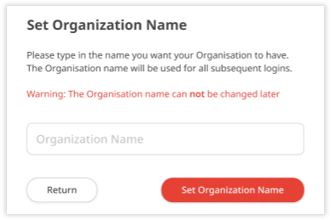 set org name